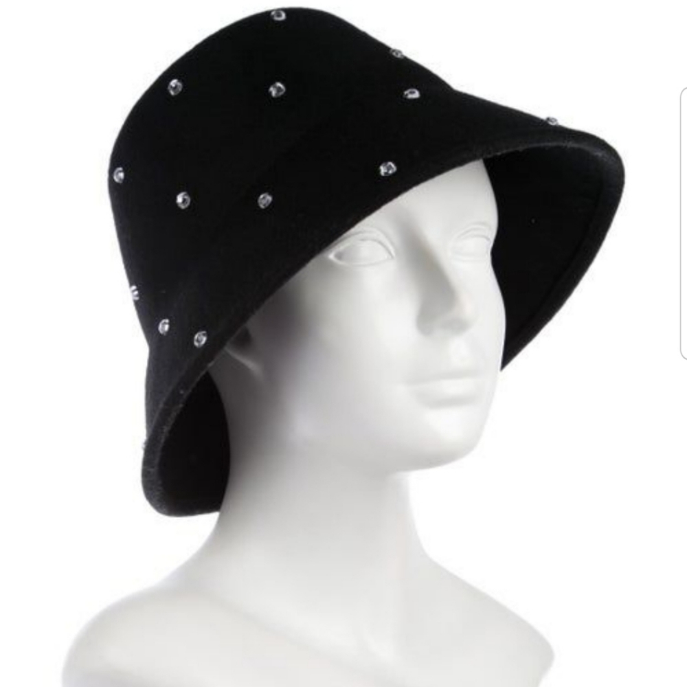 Kate Spade Rhinestone Cloche Hat